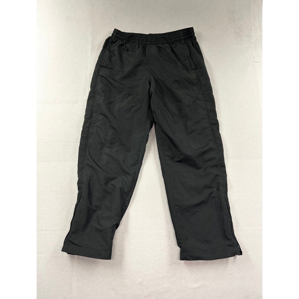 Y2K Nike Windbreaker Lined Black Pants XL